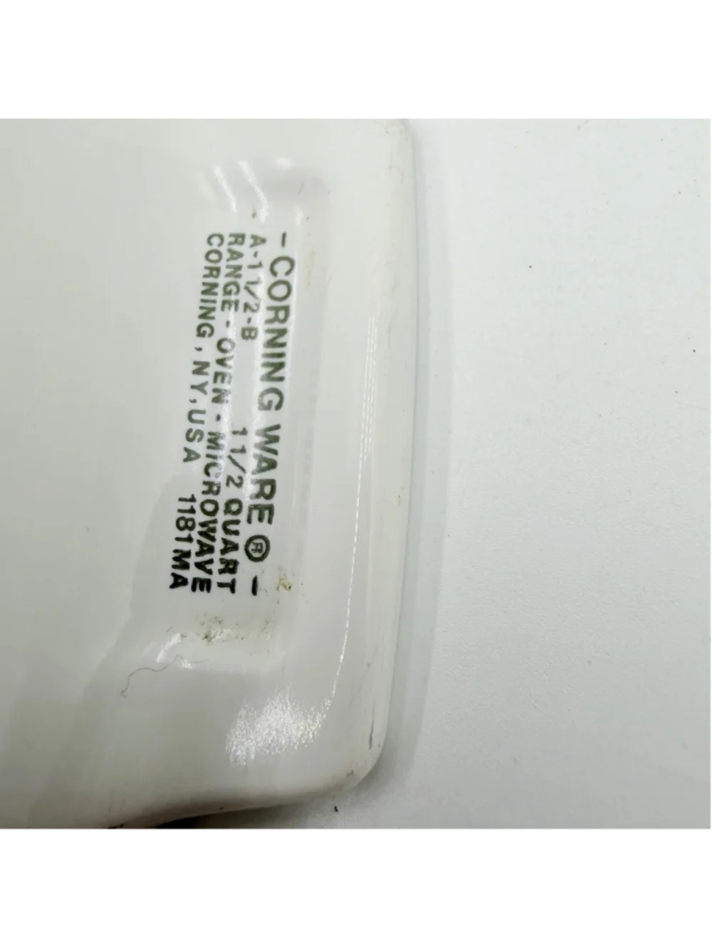 Corningware white corning